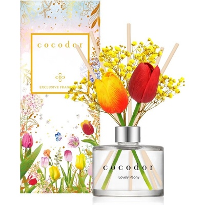 Cocodor Aroma tyčinkový difuzér Tulip Lovely Peony 200 ml