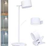 Solight WO68-W- LED акумулаторна лампа 3в1 LED/4W/2000 mAh 3000/4000/6500K бяла (SL1576)