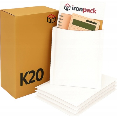 Bublinkové obálky IRONPACK K20 bílé 50 kusů