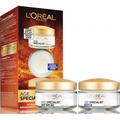 L'Oréal Paris Sada Age Special ist 65 denný krém 50 ml + nočný krém 50 ml darčeková sada
