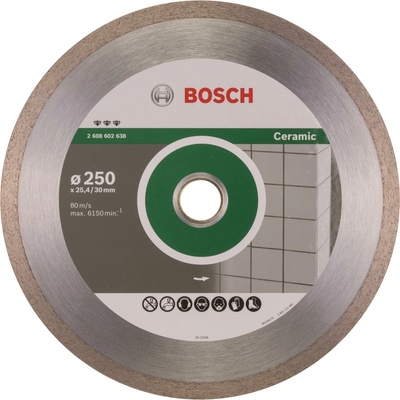 BOSCH Diamantový deliaci kotúč Best for Ceramic 250 × 30/25,40 × 2,4 × 10 mm 2.608.602.638 2.608.602.638