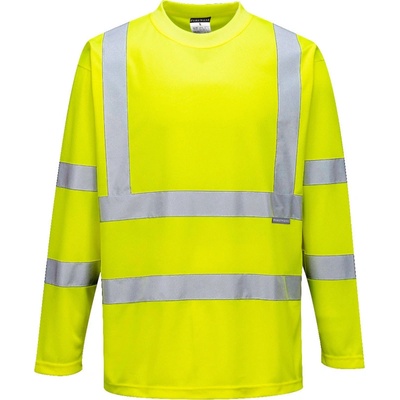 Portwest tričko S178 Hi-Vis dlouhý rukáv Žlutá XL – Zboží Dáma