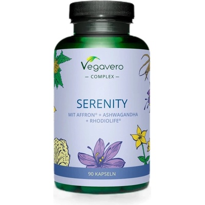 Vegavero Serenity | with Ashwagandha, Saffron & Rhodiola [90 капсули]