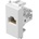 TEM Розетка RJ45 Cat. 5e UTP 1M, цвят Бял мат, Modul - KM37MW (KM37MW)