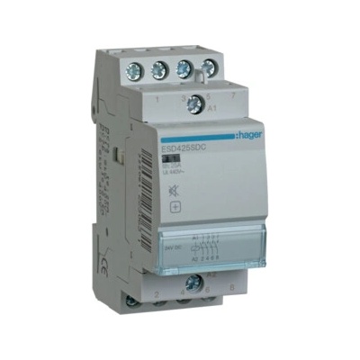 Stykač HAGER ESD425SDC 4S 25A 24VDC ESD425SDC