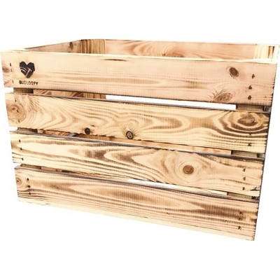 Buildify Dřevěná bedna opálená 44 x 33 x 28 cm MITTLERE KISTE GEF.