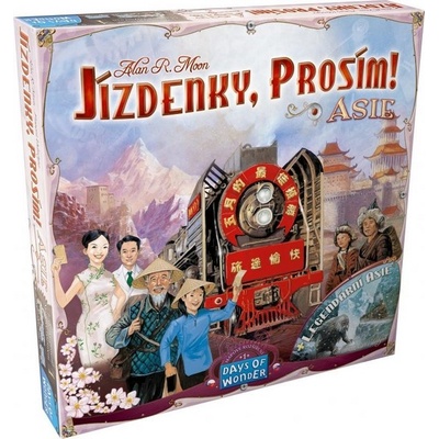 Jízdenky prosím! mapa ASIE - rozšíření