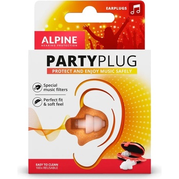 Alpine PartyPlug Transparent Ochrana sluchu