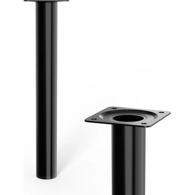 Walteco Nábytková noha kulatá, průměr 30 mm výška 250 mm černá 50140