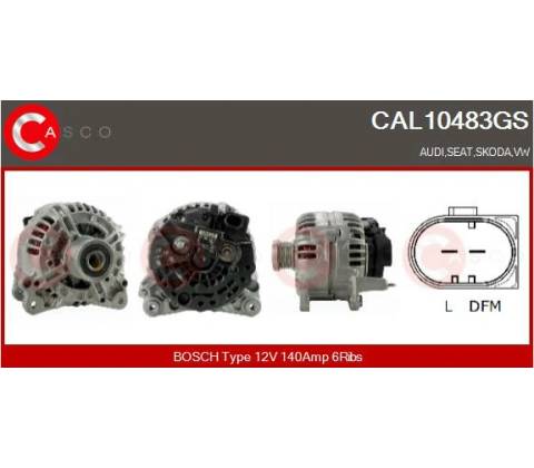 generátor CASCO CAL10424GS