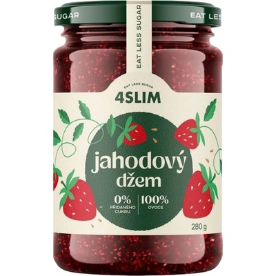 4SLIM Džem jahodový 280 g