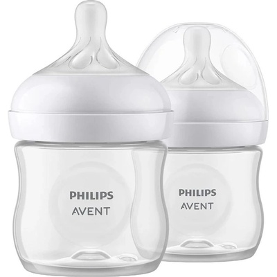 Philips Шишета Philips Avent - Natural Response 3.0, с биберон 0м+, 2 х 125 ml (SCY900/02)