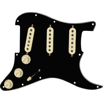 Image 1 of Fender Pre-Wired Strat SSS TX MEX Black Pickguard (0992343506)