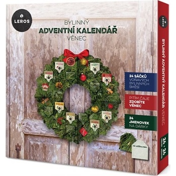 LEROS Bylinný adventní kalendář věnec 4