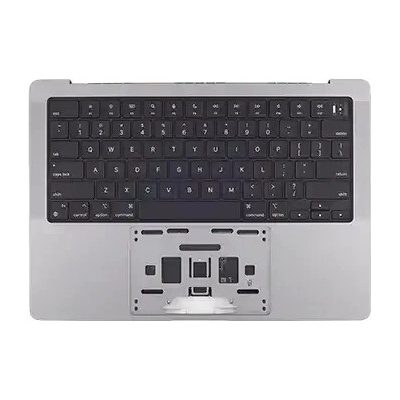 Top Case s batériou a klávesnicou MacBook Pro 14" (A2442 / 2021) ISO slovenská – Originál – vesmírne šedý MAC1243