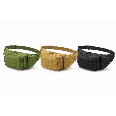 Тактическа чанта за кръст с molle система и отделение за пистолет 600d (blkairsft1034)