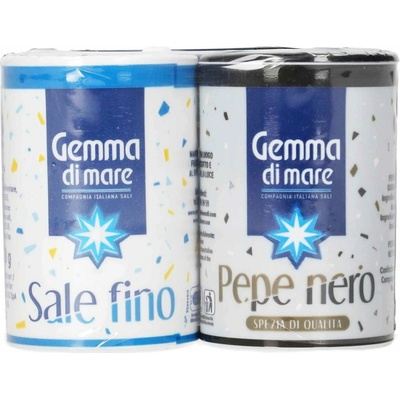 Gemma di Mare jedmná soľ 50g a čierne korenie 18g