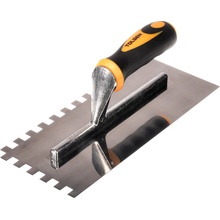 TOLSEN Hladidlo antikorové 280 × 120 mm – zub 10 mm 41017