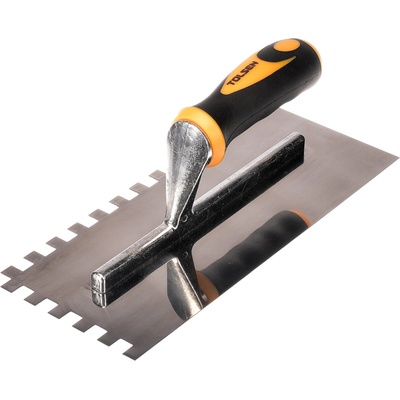TOLSEN Hladidlo antikorové 280 × 120 mm – zub 10 mm 41017