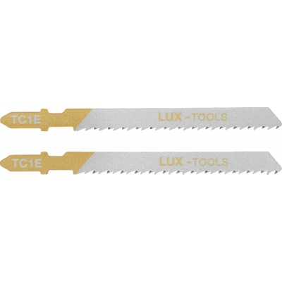 LUX Listy do priamočiarej píly do dreva a plastu z HCS driek v tvare T 75 mm