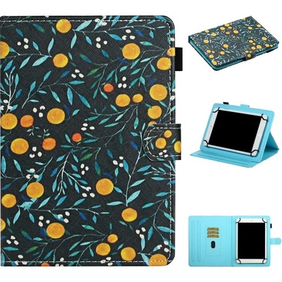 Vsetkonamobil 70997 ART Zaklápacie puzdro pre tablet s uhlopriečkou 8" YELLOW FRUIT