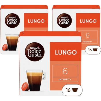 NESCAFÉ Lungo 3 ОПАКОВКИ 3х16 капсули