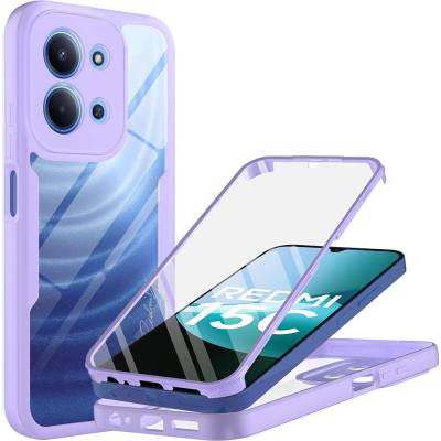 Techsuit Калъф за Xiaomi Redmi 15C 4G / Redmi 15C 5G - Techsuit - ColorVerse 360 Series + Screen Protector - Лилав
