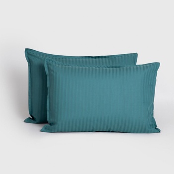 Dilios Комплект калъфки за възглавници dilios Севиля Лукс, 50/70 см, 100% памук, райе синьо, 2бр (4000022590)