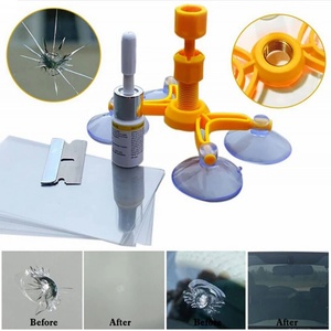 GlassRepair Комплект за ремонт на пукнато стъкло на автомобил - GlassRepair