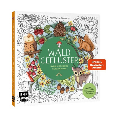Waldgeflüster - Natur-Motive und Tiere ausmalen