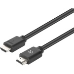 Manhattan Кабел „Манхатън - HDMI към HDMI (HDR, HEC, ARC, 4K 60 Hz, HDR, HDCP 2.3, 10 м, 18 Gbps, черен) 356695 (356695)