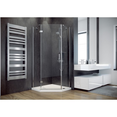 Besco Pětiúhelníkový sprchový kout VIVA PE 90195 L T (90x90x195 cm | Transparent) - V5L-90-195-C