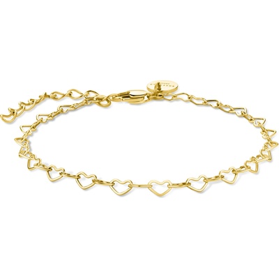 Rosefield гривна в златист цвят Heart Chain JBHCG-J682 Rosefield | Lilav | ЖЕНИ | ЕДИН РАЗМЕР