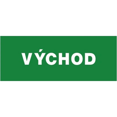 Tabulka bezpečnostní - Východ 12432