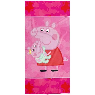 Carbotex osuška 70 x 140 cm Prasátko Pepina a Setřička Evička