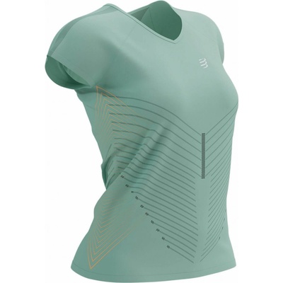 Compressport Performance SS Tshirt W creme de menthe papaya punch