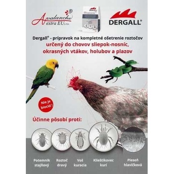 DERGALL Proti parazitom a roztočom 100 ml