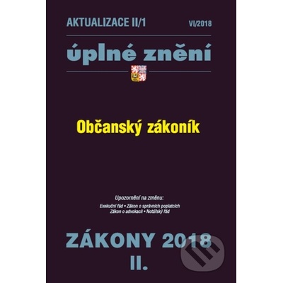 Aktualizace II/1 2018