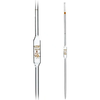 Jednorázová pipeta, 5 ml, třída B, hnědá stupnice