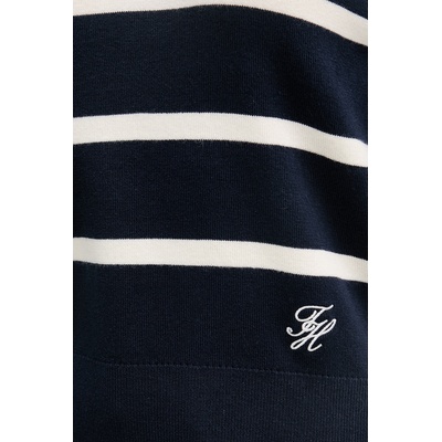 Tommy Hilfiger тениска тип пулове с яка дамска от памук (WW0WW45400)