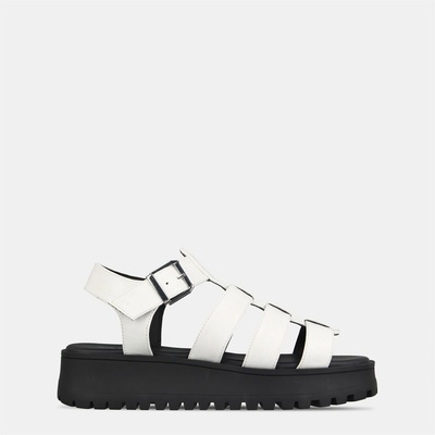 Jack Wills Дамски сандали Jack Wills Gladiator Sandals Womens - White