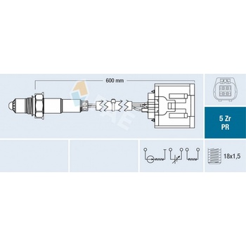 Lambda sonda FAE 75089