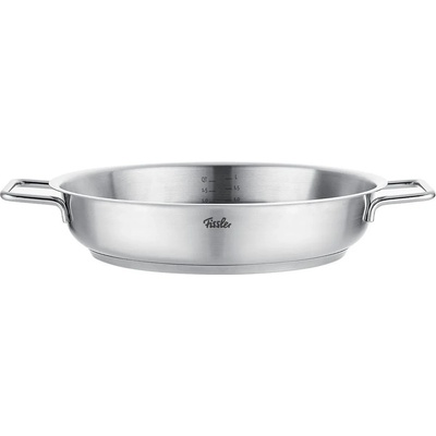 Fissler Съд за печене и сервиране PURE 28 см, сребро, неръждаема стомана, Fissler (FS086384281000)