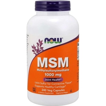 Now Foods MSM Methylsulfonylmethan 1000 mg 240 kapsúl