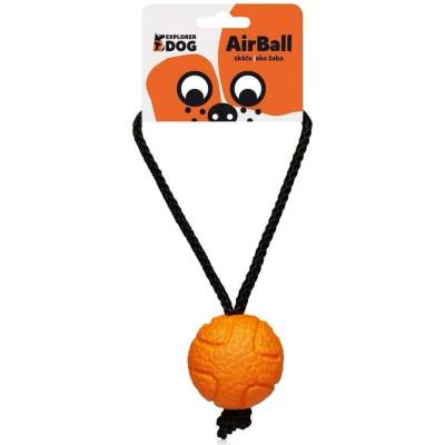 EXPLORER DOG AirBall na provaze Oranžový 6,5 cm