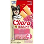 Inaba Foods Dog Churu Terrine - Лакомство за кучета, фин крем със Сьомга, 4 броя х 15 грама, Япония EUD527