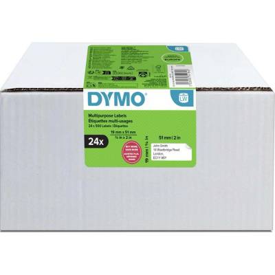 DYMO etikety v roli 19 x 51 mm biela 24 roliek premiestniteľné 2234184 viacúčelové etikety