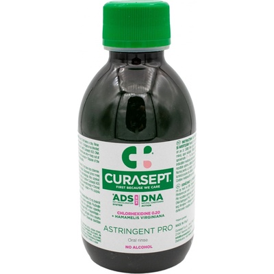 Curasept ADS DNA ASTRINGENT PRO s chlórhexidínom 0,20% 200 ml