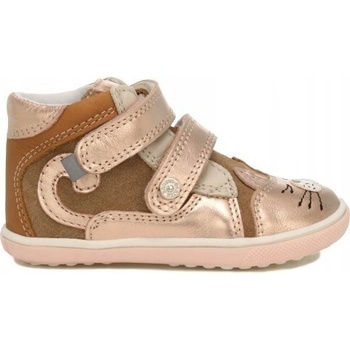 Bartek prevenční boty 11702 dívčí boty na suchý zip kožené