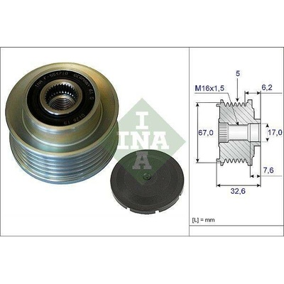 Předstihová spojka Schaeffler INA 535 0097 10